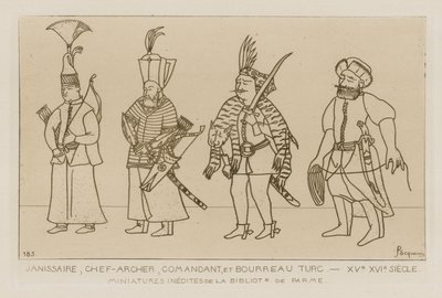 Janissary, Chief Archer, Commander and Turkish Executioner by Raphael Jacquemin