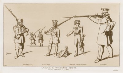 Prussian Landwehr, 1813-15 by Raphael Jacquemin