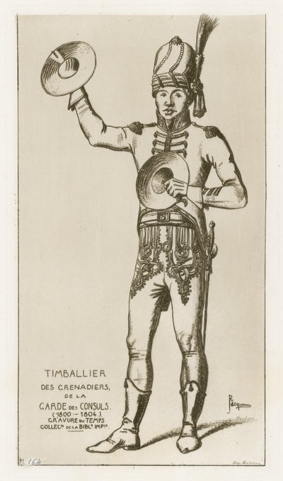 Timbalier of the Grenadiers of the Guard of Consuls (1800-1804) by Raphael Jacquemin