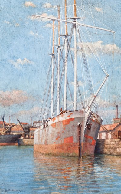 Disarmed Sailboat by Raymond Bonnefon