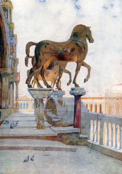 The Horses of San Marco, looking South by Reginald Barratt