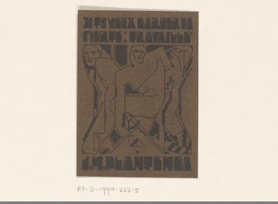 Ex Libris of J.H. Plantenga by Reijer Stolk