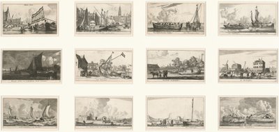 Various Ships and Views of Amsterdam: Part III by Reinier Nooms, called Zeeman