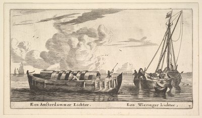 An Amsterdam Lighter and a Wieringer by Reinier Zeeman