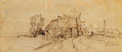 An Inn by a Roadside by Rembrandt van Rijn