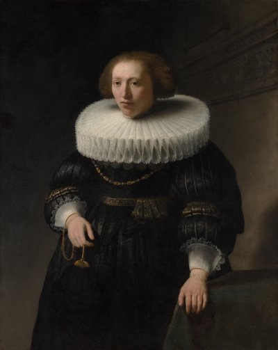 Portrait of a Woman, probably a Member of the Van Beresteyn Family by Rembrandt van Rijn