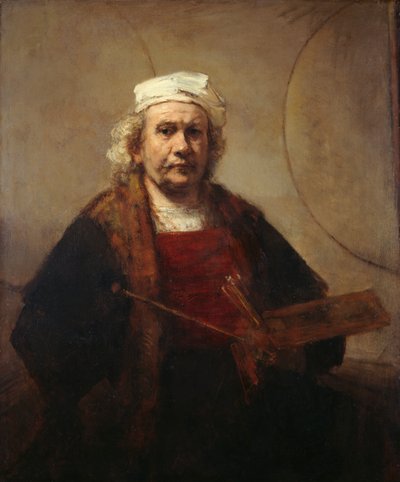 Self Portrait (c.1665) by Rembrandt Harmensz. van Rijn