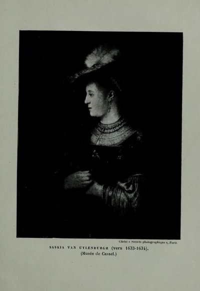 Saskia in a Red Hat by Rembrandt van Rijn