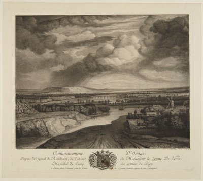 Storm after Rembrandt by Rembrandt van Rijn