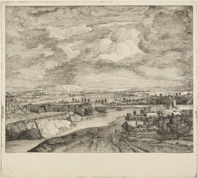 “---- Storm” after Rembrandt by Rembrandt van Rijn