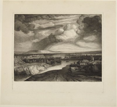 "---- Storm" after Rembrandt by Rembrandt van Rijn
