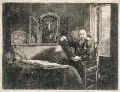Abraham Francen, Apothecary by Rembrandt van Rijn