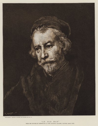 An Old Man by Rembrandt van Rijn