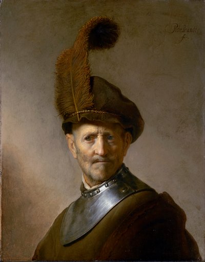 An Old Man in Military Costume, c.1630 by Rembrandt van Rijn