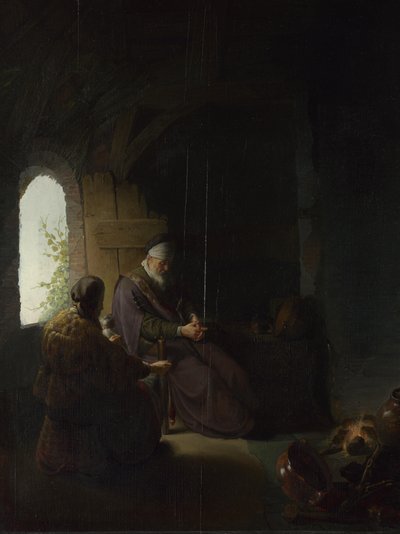 Anna and the Blind Tobit by Rembrandt van Rijn