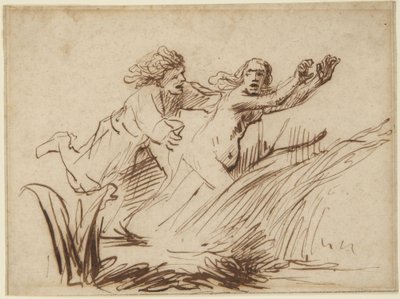 Apollo and Daphne by Rembrandt van Rijn