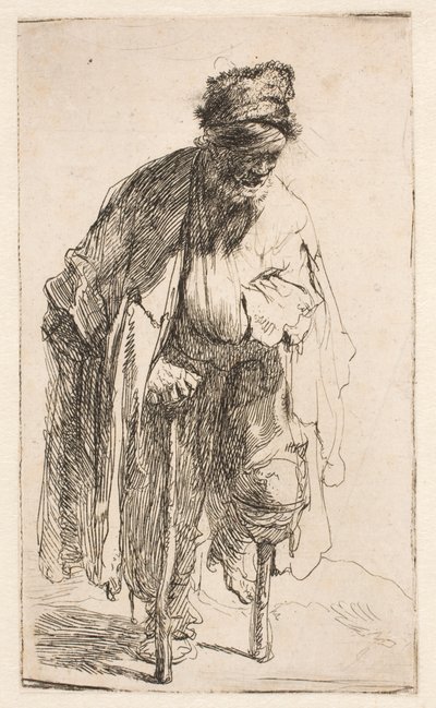 Beggar with a Wooden Leg by Rembrandt van Rijn