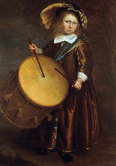 Boy with Drum by Rembrandt van Rijn