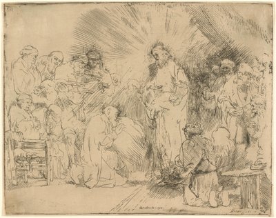 Christ Appearing to the Apostles by Rembrandt van Rijn