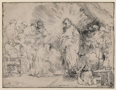 Christ Appearing to the Apostles by Rembrandt van Rijn