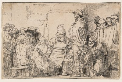 Christ Disputing with the Doctors by Rembrandt van Rijn