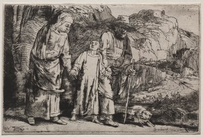 Christ Returning from the Temple with His Parents by Rembrandt van Rijn