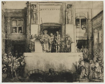 Christ Shown to the People (Ecce Homo) by Rembrandt van Rijn