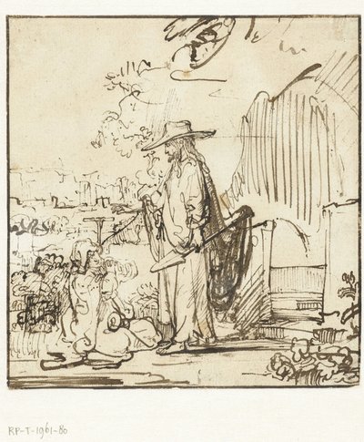 Christ Appears to Mary Magdalene (Noli me tangere) by Rembrandt van Rijn