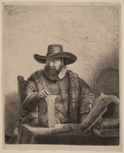 Cornelis Claesz Anslo by Rembrandt van Rijn