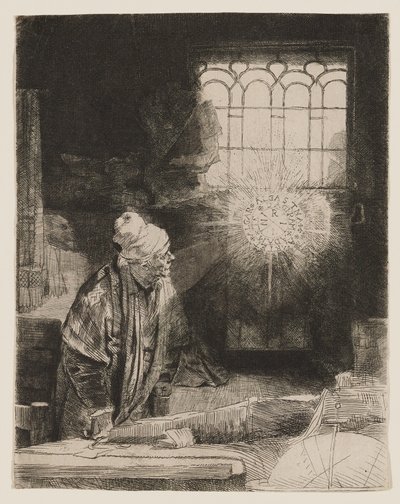 Faust (The Scholar in His Study) by Rembrandt van Rijn