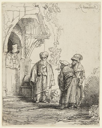 Jacob and Laban by Rembrandt van Rijn