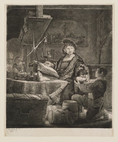 Jan Uytenbogaert, Receiver-General by Rembrandt van Rijn