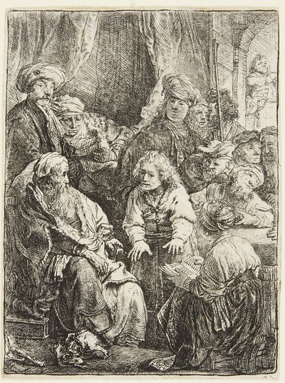 Joseph Telling His Dream by Rembrandt van Rijn