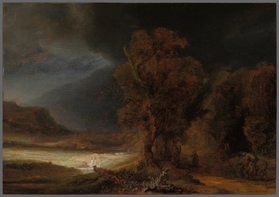 Landscape with the Parable of the Good Samaritan by Rembrandt van Rijn