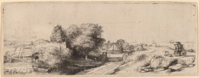 Landscape with a Milkman by Rembrandt van Rijn