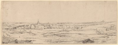Landscape with a View Toward Haarlem by Rembrandt van Rijn