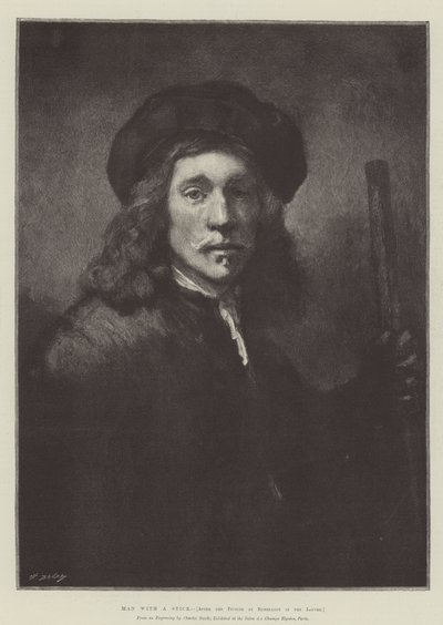 Man with a Stick by Rembrandt van Rijn