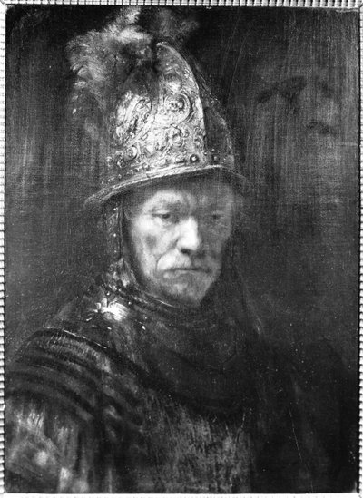 Portrait of a Man with a Golden Helmet by Rembrandt van Rijn