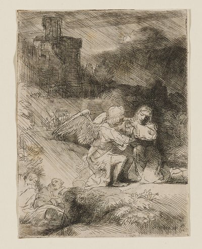 The Agony in the Garden by Rembrandt van Rijn
