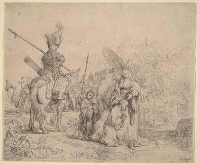 The Baptism of the Eunuch by Rembrandt van Rijn