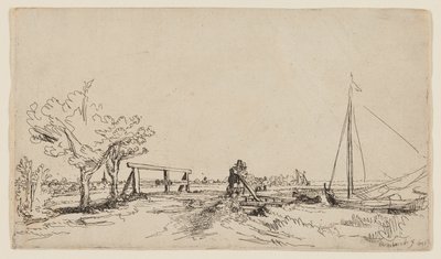 The Bridge at Klein Kostverloren on the Amstel by Rembrandt van Rijn