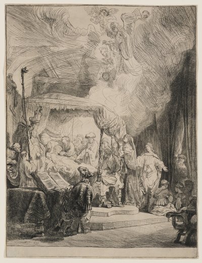 The Death of the Virgin by Rembrandt van Rijn
