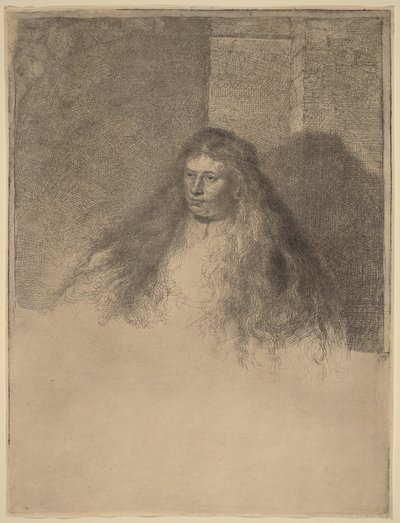 The Great Jewish Bride by Rembrandt van Rijn