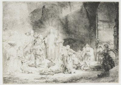 The Hundred Guilder Print by Rembrandt van Rijn