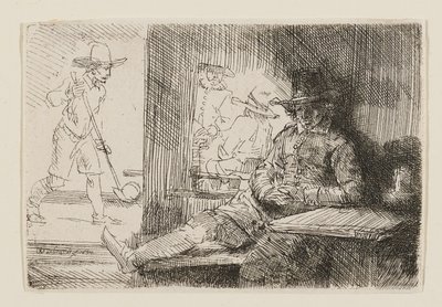 The Kolf Player by Rembrandt van Rijn