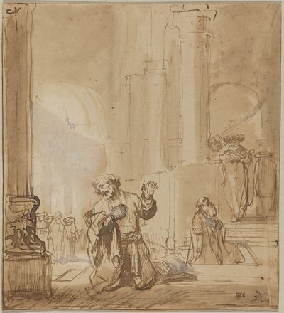 The Parable of the Publican and the Pharisee by Rembrandt van Rijn
