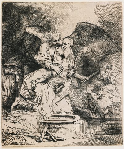 The Sacrifice of Isaac by Rembrandt van Rijn