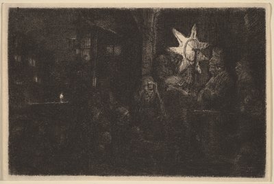 The Star of the Kings: A Night Piece by Rembrandt van Rijn