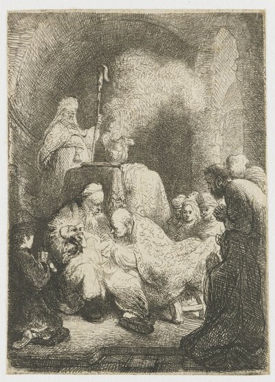 The Circumcision: Small Plate by Rembrandt van Rijn