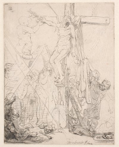 The Descent from the Cross: A Sketch by Rembrandt van Rijn